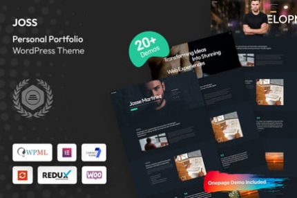 Joss - Kişisel Portföy WordPress Teması