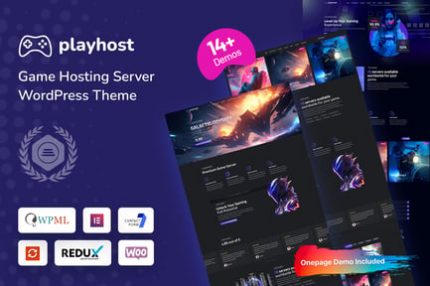 Playhost - Oyun Sunucu Barındırma WordPress Teması